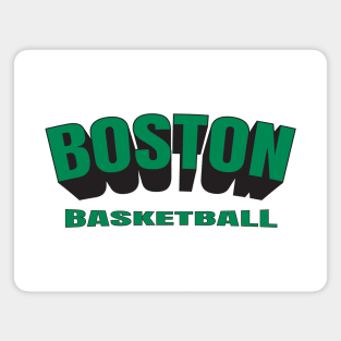 Boston Basketball Magnet